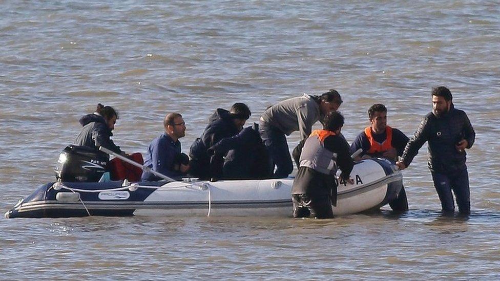 Eight migrants land at Kingsdown