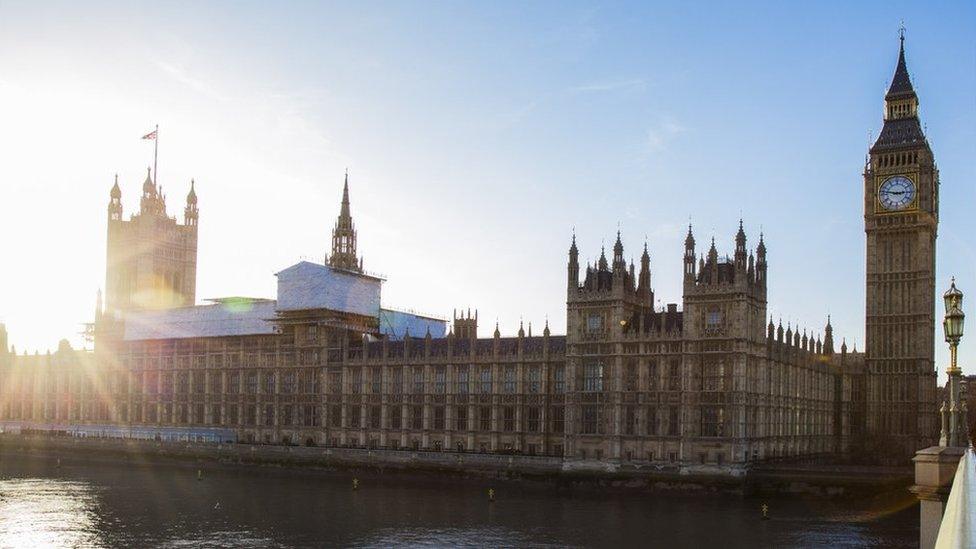 houses of parliament from outside