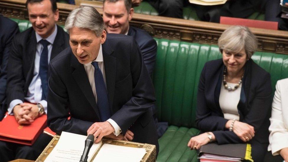 Philip Hammond at the dispatch box