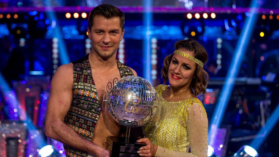 Caroline Flack with Pasha Kovalev