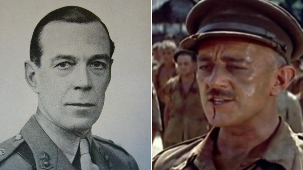 Philip Toosey and Sir Alec Guinness in the film