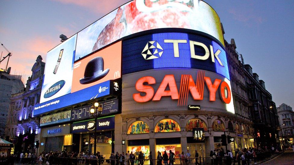 Piccadilly lights