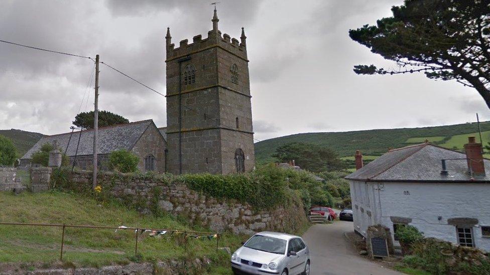 St Senara's Church in Zennor