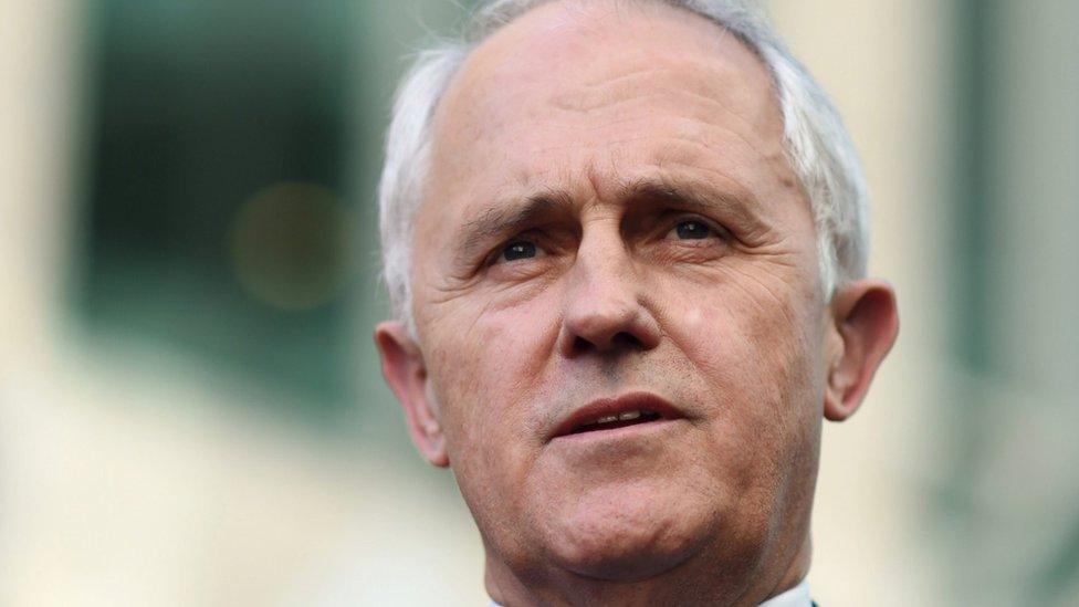 File photo: Malcolm Turnbull speaks during a press conference at Parliament House in Canberra, Australia, 14 September 2015