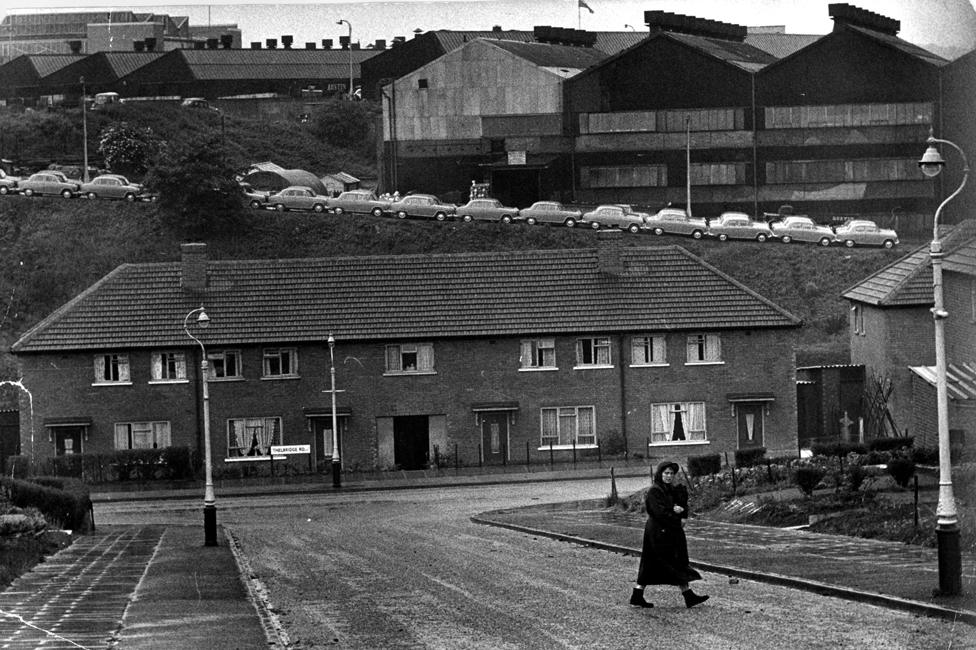 Longbridge car plant, 1957