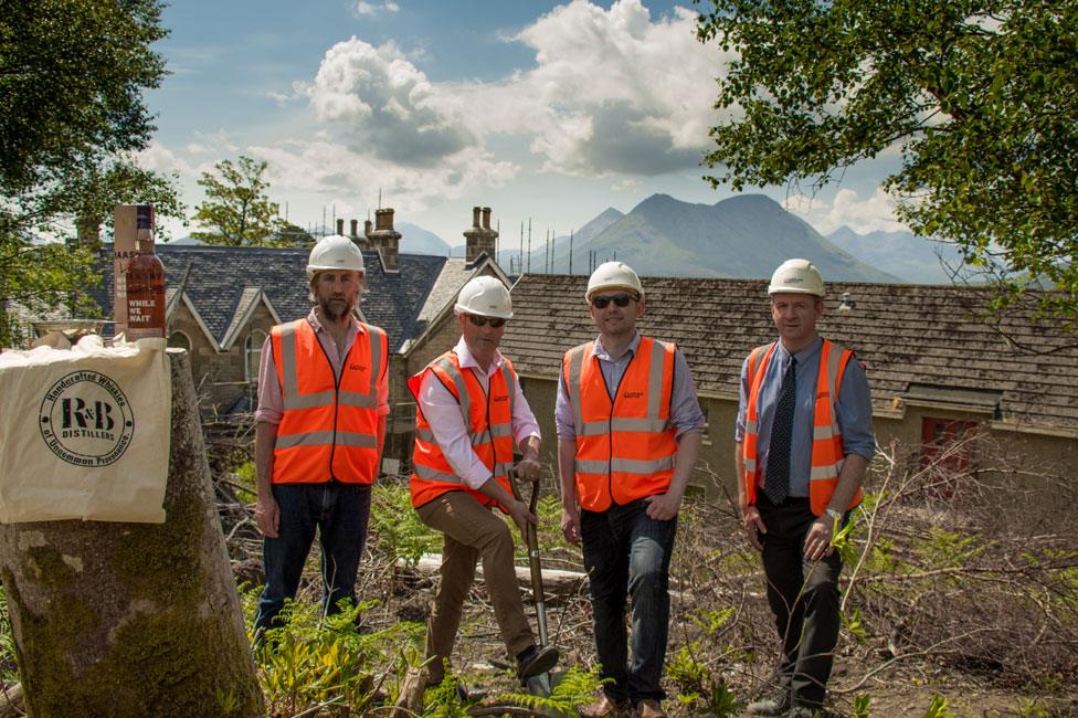 Site of the new distillery