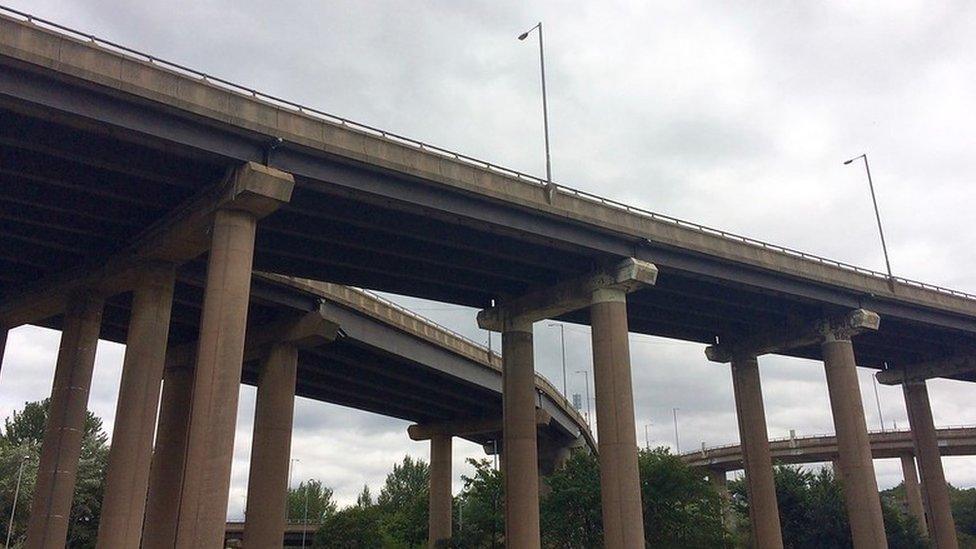 Tame Valley viaduct is the far end of Spaghetti Junction