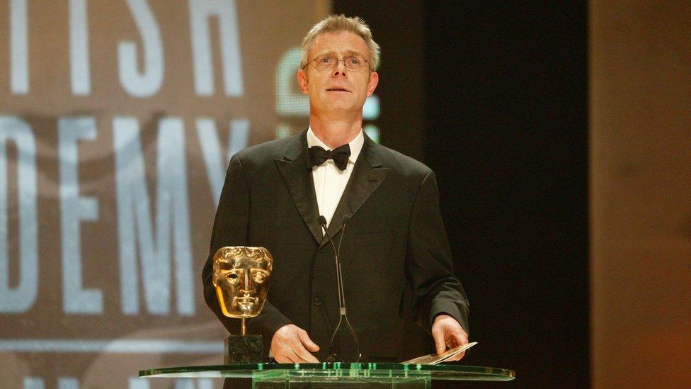 Stephen Daldry winning a Bafta