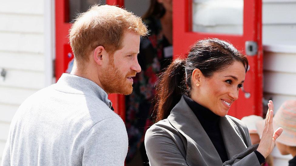 Meghan and Harry at Maranui Cafe