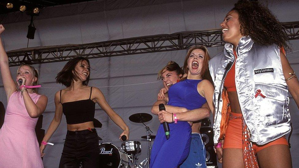 The Spice Girls in 1995