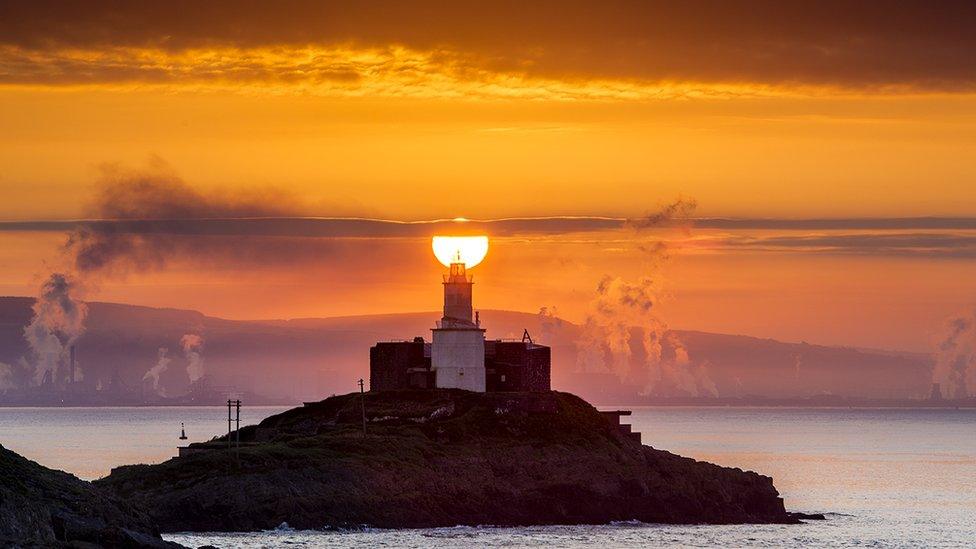 Sunrise at Mumbles, Swansea