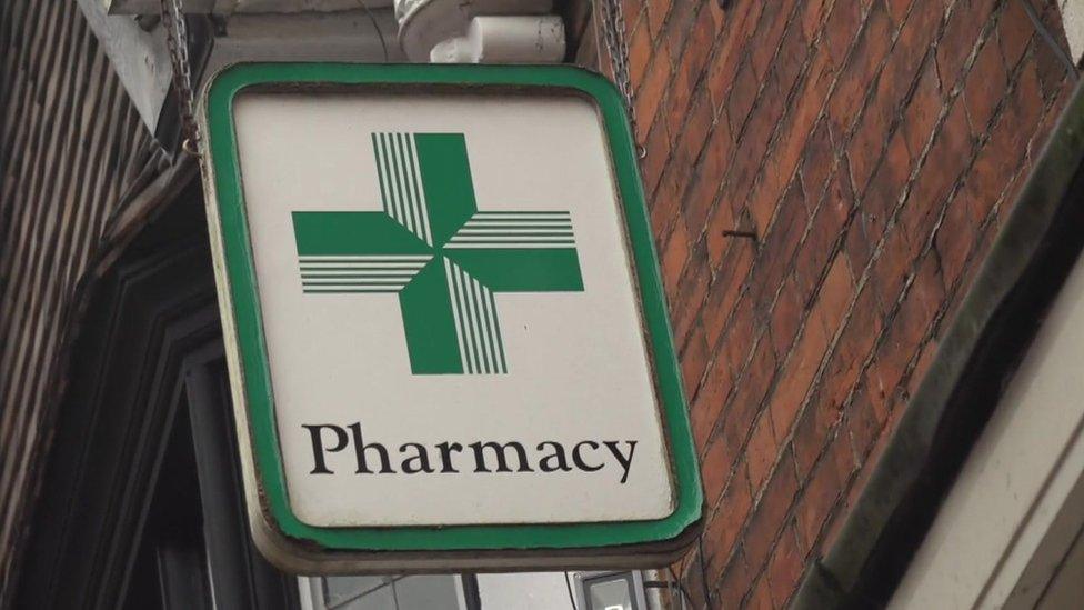 pharmacy sign