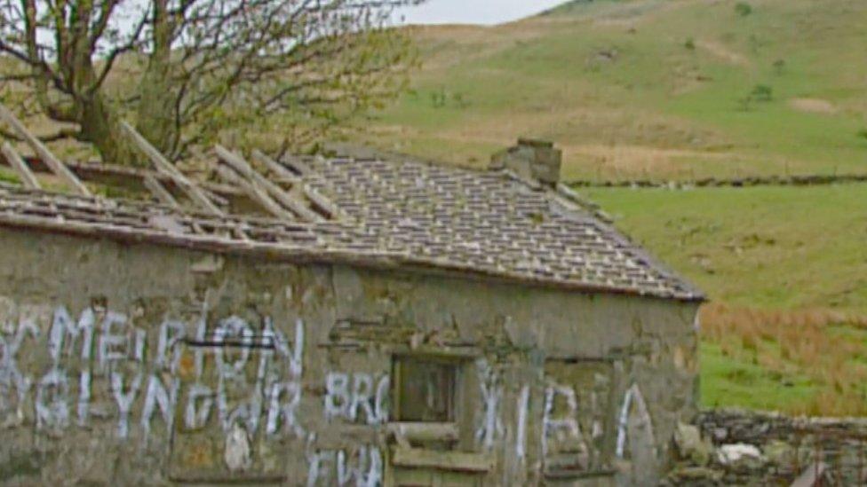 Firebombed house