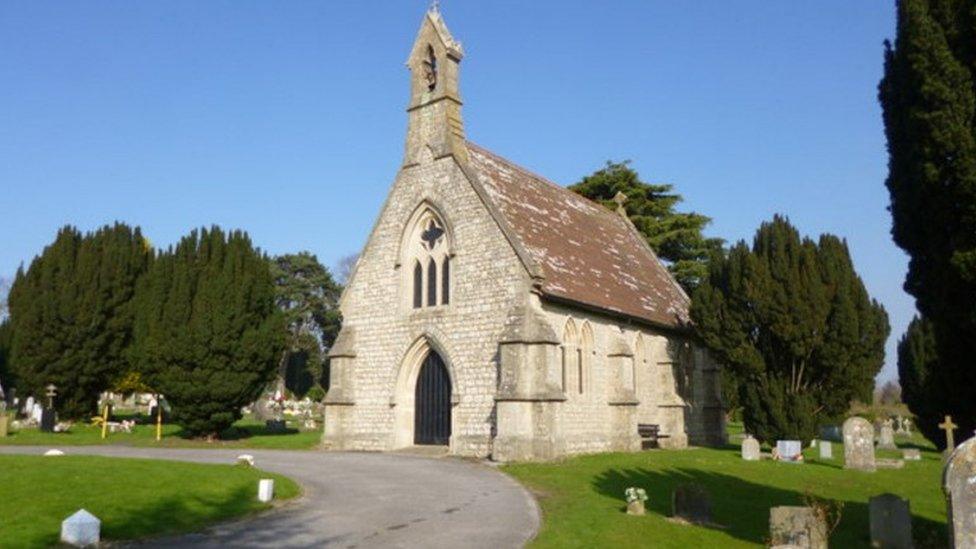 Blandford Cemetery chapel