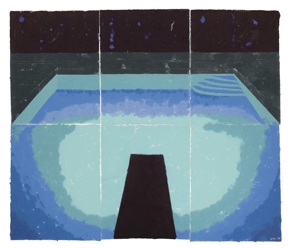 David Hockney's Piscine de Medianoche