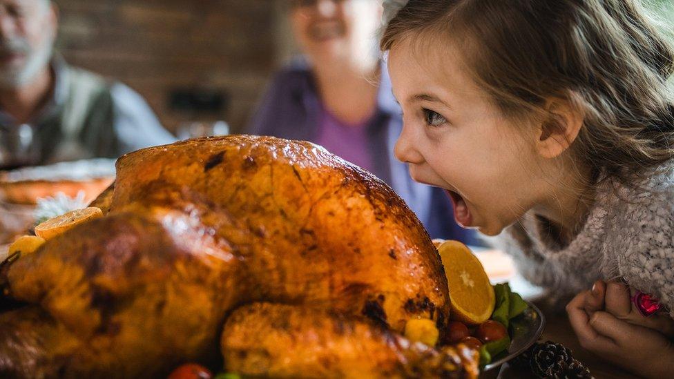 girl-trying-to-eat-turkey.