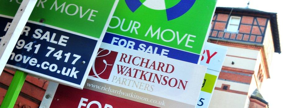 Estate agent boards