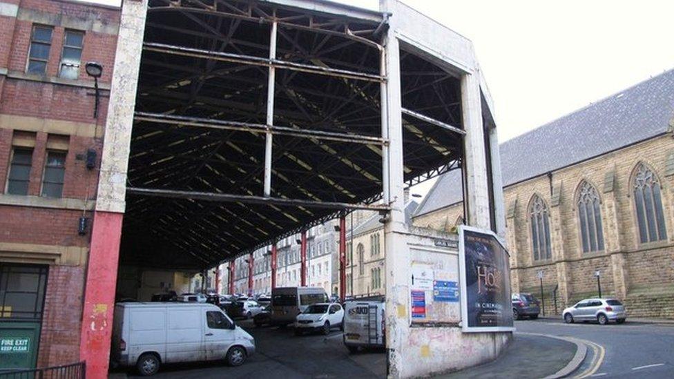 The former Worswick Street Bus station