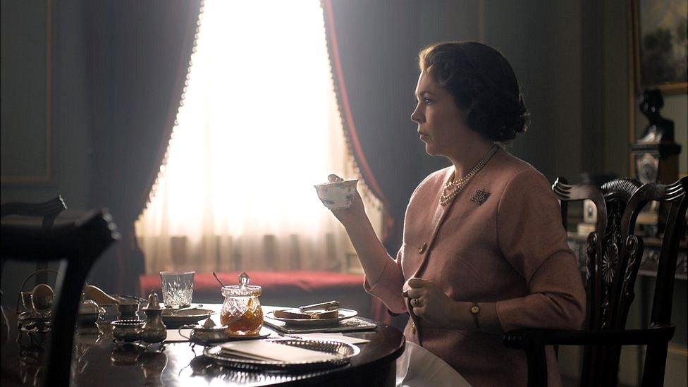 Olivia Colman playing the Queen in the third series of Netflix's The Crown