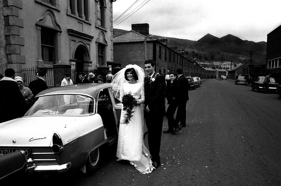 Denise and Gerwyn Marshallsea on their wedding day