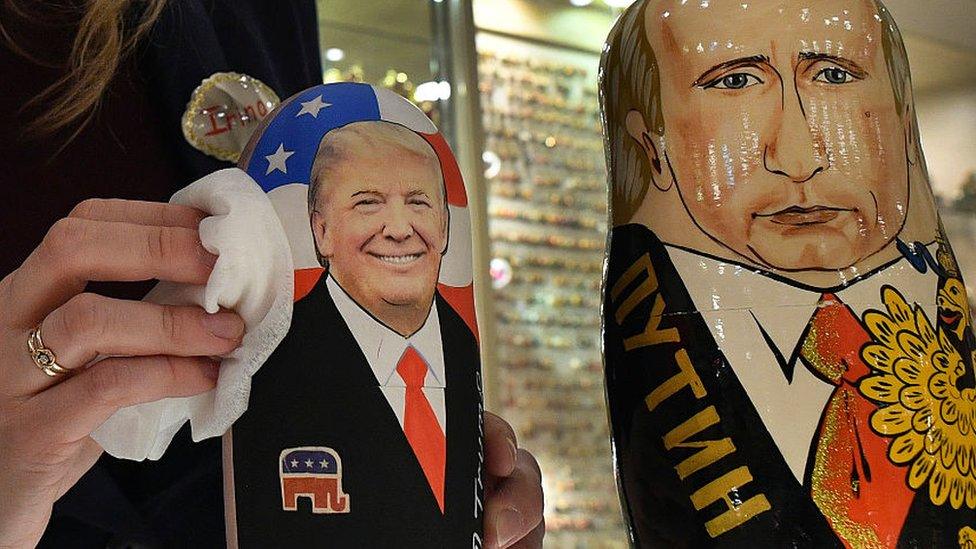 trump and putin nesting dolls