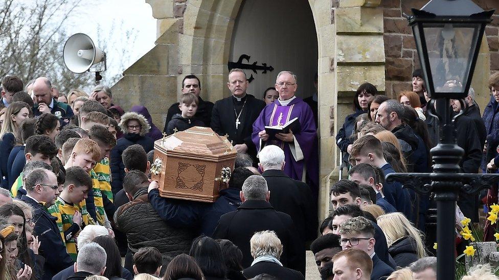 Coffin of Connor Currie