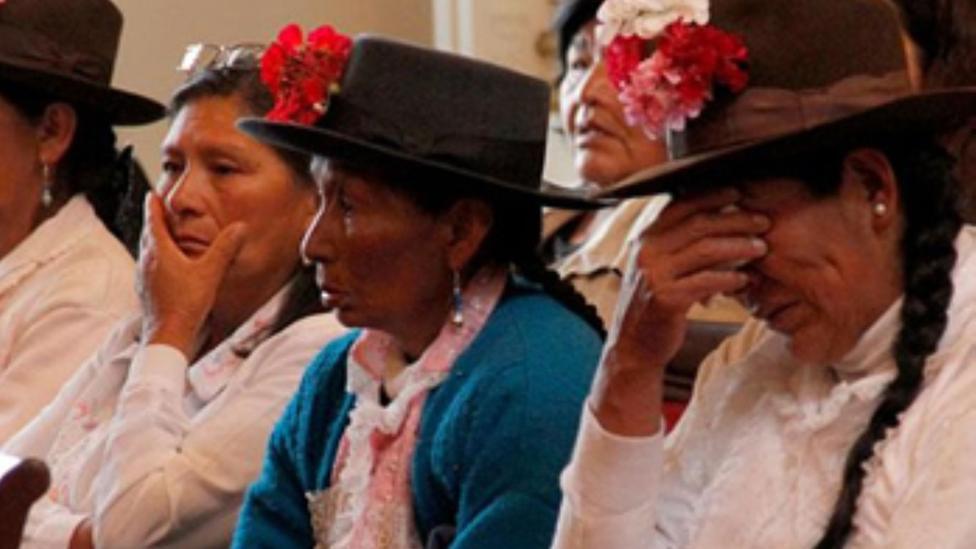 Andean women from Cuzco who say they were sterilised without their consent