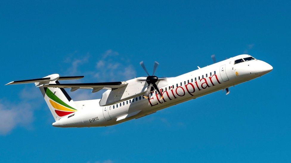 An Ethiopian Airlines plane