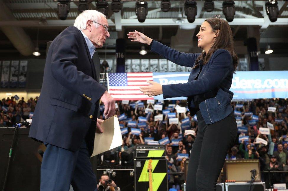 Sanders and Ocasio-Cortez