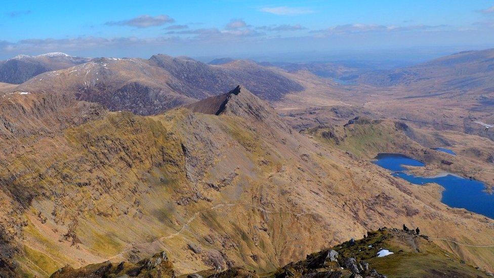 Mel Garside captured this picture on Snowdon's summit.