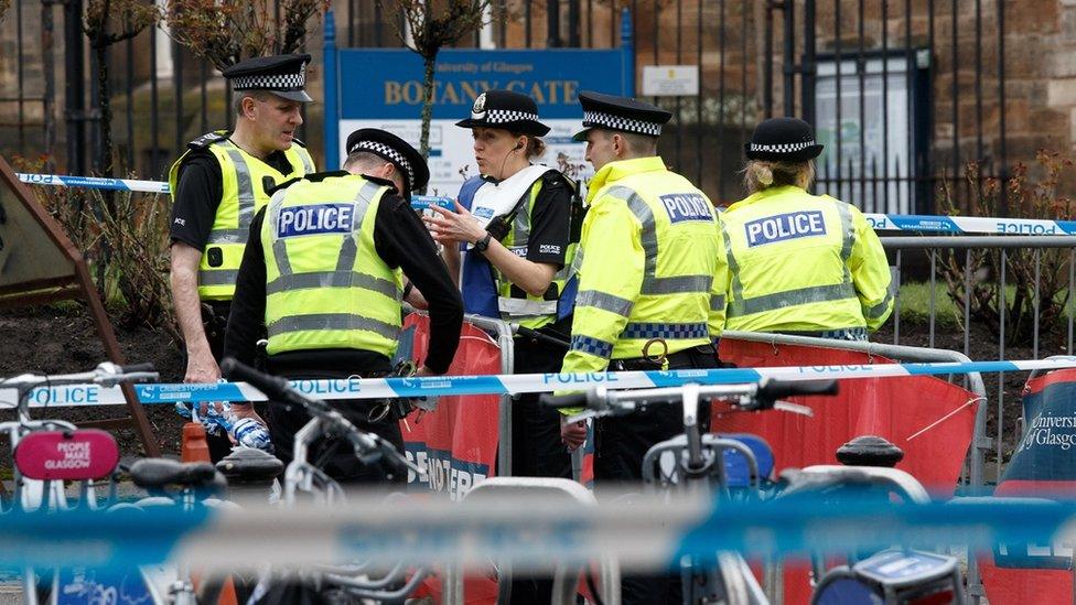 Glasgow Uni evacuation