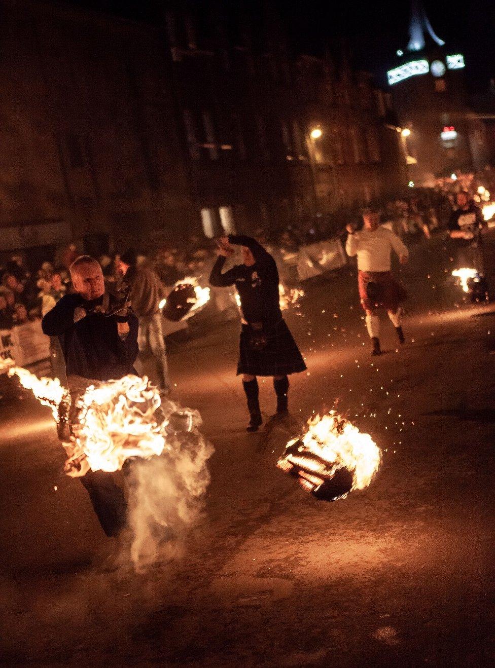 Fireballs at Stonehaven