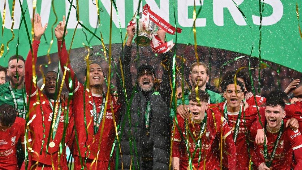 Liverpool lifted the EFL Cup for a second time under Jurgen Klopp