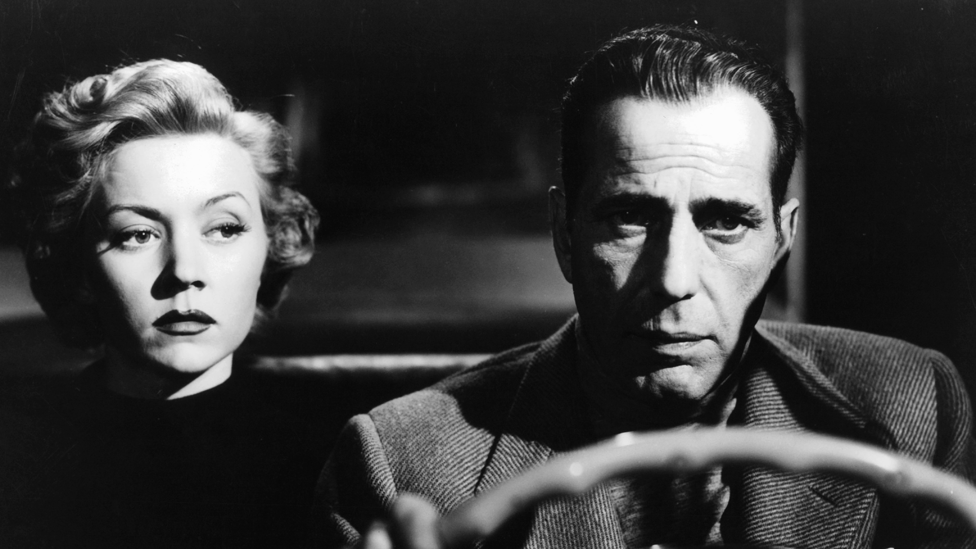 Gloria Grahame and Humphrey Bogart