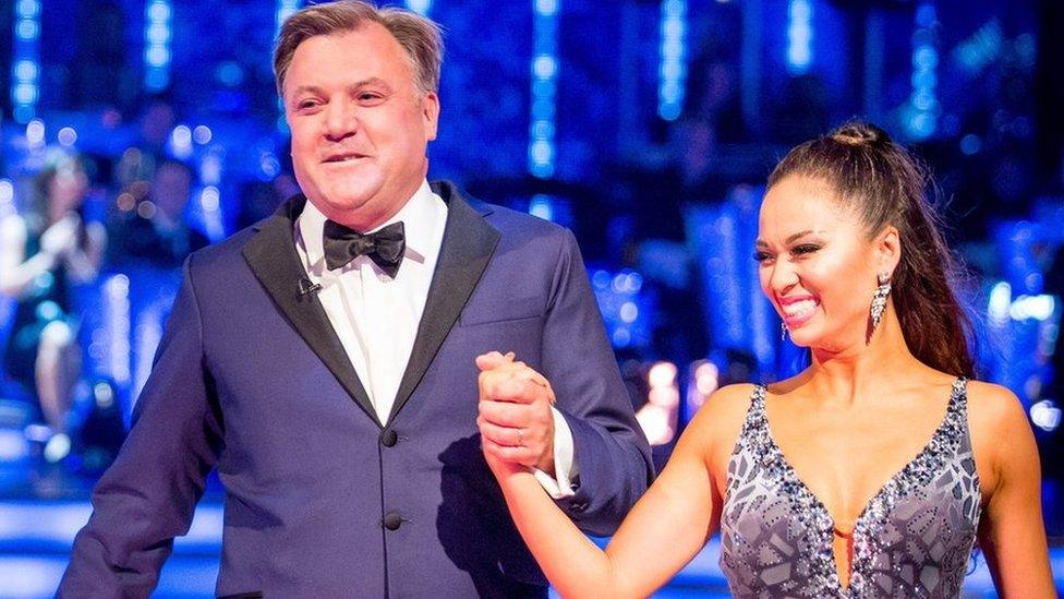 Ed Balls and Katya Jones