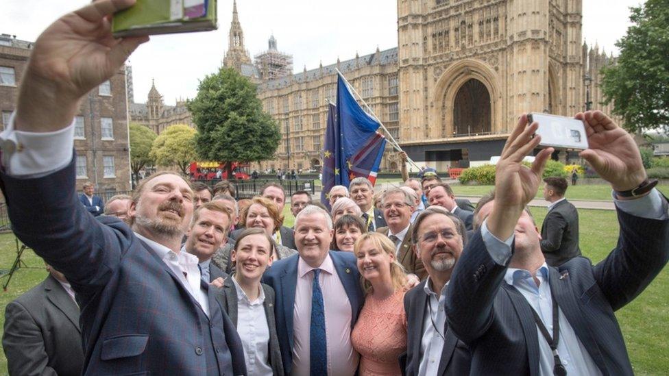 SNP MPS on College Green