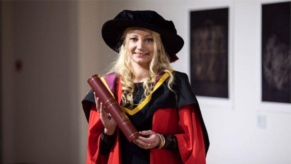 Dr Sindy Joyce recently graduated with a PHD