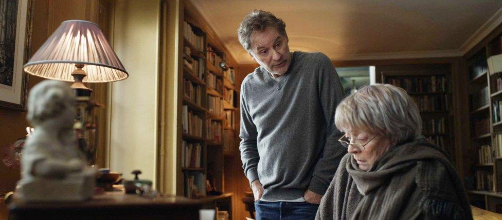 A scene from the film My Old Lady