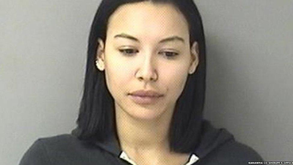 Mugshot of Naya Rivera