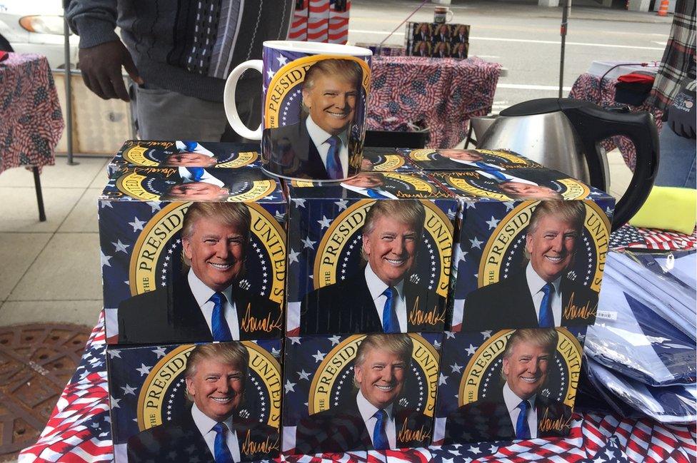 Trump souvenir mugs on sale