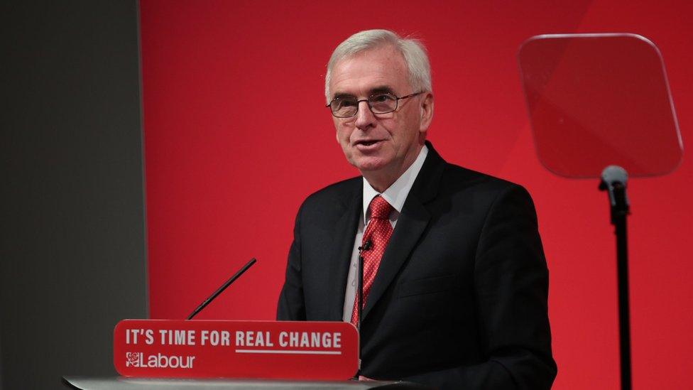 Shadow Chancellor John McDonnell