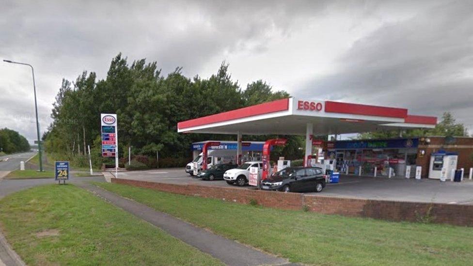 Esso Petrol Station on Morrison Road, Annfield Plain