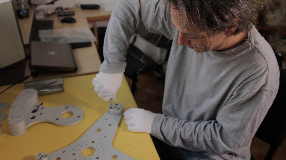 Igor assembles all his turntables by hand