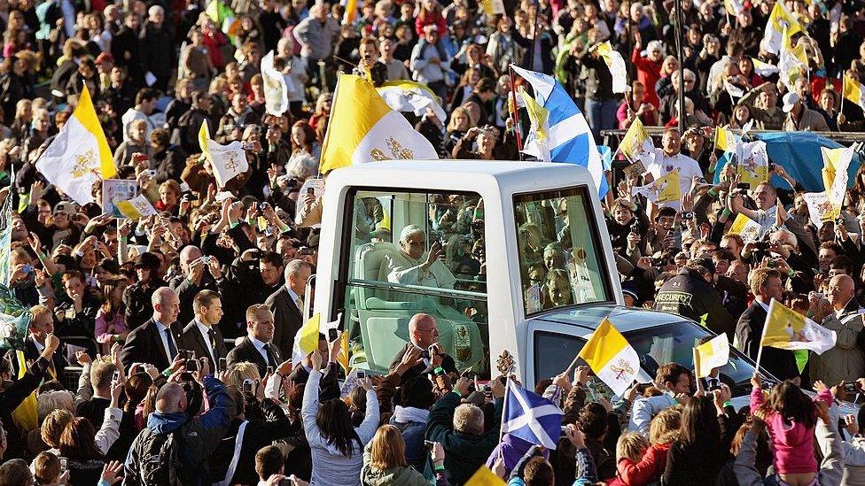 Pope Benedict in Scotland