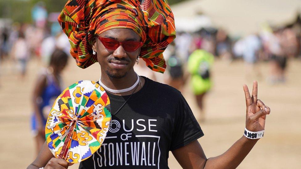 UK Black Pride attendee