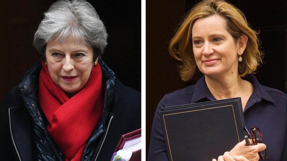 Theresa May and Amber Rudd