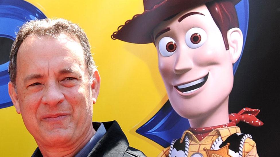 Tom Hanks and Woody