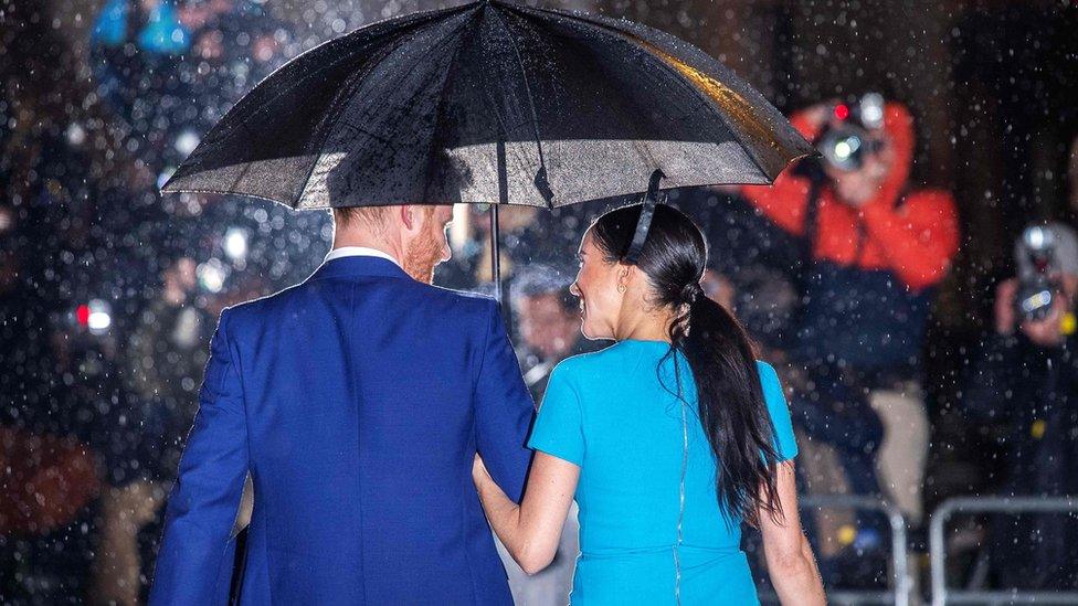 Harry and Meghan at the awards