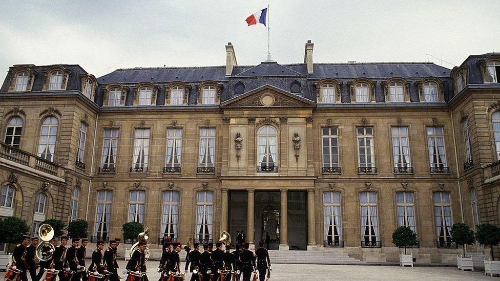 The Élysée Palace in Paris