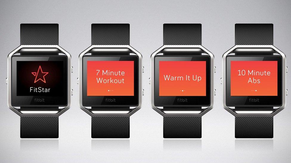 Fitstar on Fitbit Blaze